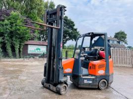 AISLE - MASTER 20S FORKLIFT C/W 3 STAGE MAST & SIDE SHIFT *VIDEO*
