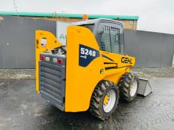 GEHL 5240 SKIDSTEER*2298 HOURS*C/W CAB DOOR*YEAR 2013*VIDEO*