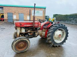 MASSEY FERGUSON 2WD 130 TRACTOR*TURNS OVER DOESNT START*VIDEO*