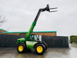 JOHN DEERE 3215 TURBO TELEHANDLER*AG SPEC*C/W PALLET TINES*VIDEO*