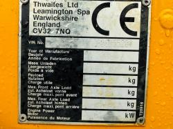 THWAITES 6 TONNE SWIVLE TIP DUMPER*YEAR 2008* ONLY 1453 HOURS*VIDEO*