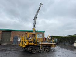 TRACKED FLATBED CARRIER*C/W HIAB CRANE*VIDEO*