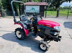 YANMAR GK13 4WD COMPACT TRACTOR *1451 HOURS* C/W ROLE BAR *VIDEO*