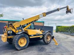 CATERPILLAR TH63 4WD TELEHANDLER *C/W SWAY & PALLET TINES*VIDEO*