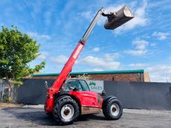 MANITOU MLT741 120 PS TELEHANDLER* AG SPEC *C/W BUCKET*YEAR 2016*VIDEO*