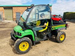 JOHN DEERE GATOR XUV FULL CAB* MANUAL TIP*VIDEO*