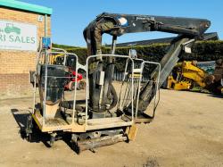 HMF 1444-Z2 CRANE*C/W SUPPORT LEGS*YEAR 2014*VIDEO*