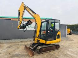 CATERPILLAR 302.5C EXCAVATOR*C/W LOG GRAB*YEAR 2008*VIDEO*