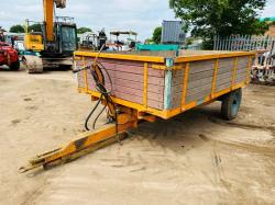 BAMFORDS SINGLE AXLE TIPPING TRAILER*VIDEO*