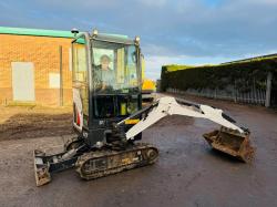 BOBCAT E17 EXCAVATOR*759 HOURS*YEAR 2022*C/W BUCKETS*VIDEO*