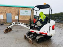 BOBCAT 319 MINI EXCAVATOR*C/W EXPANDING TRACKS*VIDEO*
