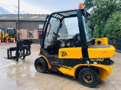 JCB TLT35D TELETRUCK C/W PALLET TINES *NON-RUNNER*VIDEO*