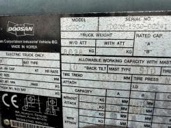 DOOSAN D50C-7 FORKLIFT*3329 HOURS*YEAR 2017*VIDEO*