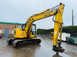 KOMATSU PC138US-8 EXCAVATOR*C/W QUICK HITCH*VIDEO*