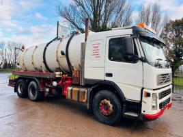 VOLVO FM9 6X4 VACUM TANKER LORRY C/W REVERSE CAMERA *VIDEO*