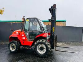 MANITOU M30-4 3 STAGE MASTED FORKLIFT*YEAR 2014*C/W PALLET TINES*VIDEO*