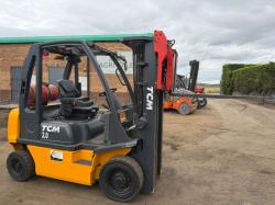 TCM U1D2A20LH FORKLIFT*C/W FORK POSITIONER*YEAR 2021*VIDEO*
