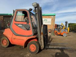 LINDE H40T-04 FORKLIFT*C/W PALLET TINES*VIDEO*