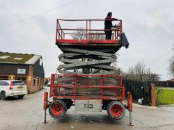 SKYJACK SJ7135 SCISSOR LIFT *12V*10.7M DRIVE REACH*VIDEO*