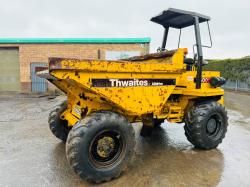 THWAITES 6000 STRAIGHT TIP DUMPER*C/W PERKINS ENGINE*VIDEO*