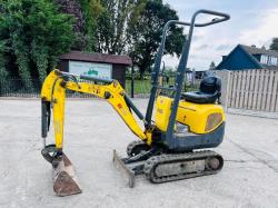 WACKER NEUSON 803 EXCAVATOR *YEAR 2017 , 2838 HOURS* C/W ROLE BAR *VIDEO*