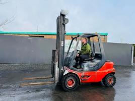 LINDE H30D-03 FORKLIFT*C/W PERKINS ENGINE*VIDEO*