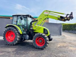 CLAAS AXOS 320 CX*C/W FL100 FRONT LOADER*ONLY 702 HOURS*YEAR 2010*VIDEO*