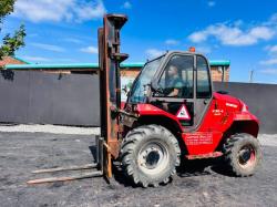 MANITOU M30-4 3 STAGE MASTED FORKLIFT*YEAR 2017*READING 5922 HOURS*VIDEO*