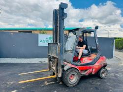 LINDE H30D-03 FORKLIFT*C/W PALLET TINES*VIDEO*