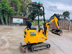 JCB MICRO DIGGER *YEAR 2019, ONLY 338 HOURS* C/W EXPANDING TRACKS *VIDEO*