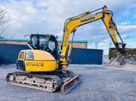 KOMATSU PC80 MR TRACKED EXCAVATOR *C/W BUCKET*4970 HOURS*VIDEO*