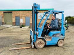 NISSAN 16 PETROL/GAS FORKLIFT*C/W SIDESHIFT*YEAR 2010*VIDEO*