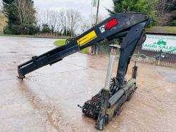 HIAB 650 CRANE PIPPED C/W HYDRAULIC PUSH OUT BOOM & SUPPORT LEGS *VIDEO*