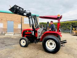 FOTON ESTATE 5500+4 4WD TRACTOR*C/W FRONT LOADER & TINES*176 HOURS*VIDEO*