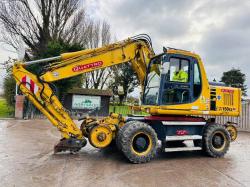 KOMATSU PW150ES-6K 4WD WHEELED EXCAVATOR C/W QUICK HITCH & RAILWAY GEAR *VIDEO*