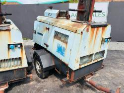 VT1 LIGHTING TOWERS *C/W 3 CYLINDER KUBOTA ENGINE*CHOICE OF 2*VIDEO*