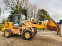 JCB 411 4WD LOADING SHOVEL C/W LOADMASTER 8000 MONITOR  * VIDEO *