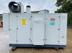 STAMFORD 125KVA 3 PHASE GENERATOR *YEAR 2009* C/W MAN E0836 E302 GAS ENGINE *VIDEO*