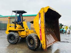 THWAITES 6000 STRAIGHT TIP DUMPER*C/W PERKINS ENGINE*VIDEO*
