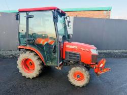 KUBOTA B2530 TRACTOR*C/W REAR LINKAGE*YEAR 2011*536 HOURS*VIDEO*