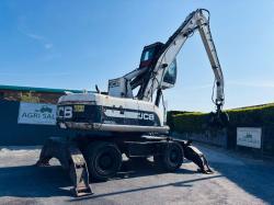 JCB JS200W HIGHRISE CAB SCRAP HANDLER*C/W GRAB*YEAR 2011*VIDEO*