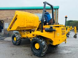 THWAITES 6 TONNE DUMPER*C/W PERKINS ENGINE*VIDEO*