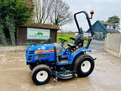 ISEKI TM3265 4WD COMPACT TRACTOR *446 HOURS* C/W MOWER DECK & ROLE BAR *VIDEO*