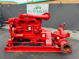 CUMMINGS N-855-F 6 INCH WATER PUMP *C/W 6 CYLINDER ENGINE*VIDEO*