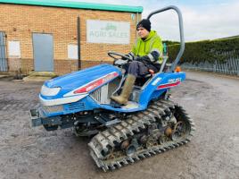 ISEKI TPC153 TRACKED COMPACT TRACTOR*ONLY 634 HOURS*VIDEO*