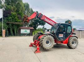 MANITOU MLT1030 4WD TELEHANDLER *10 METER, 4834 HOURS* C/W PALLET TINES*VIDEO* 