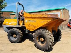 BENFORD TEREX PT6000 STRAIGHT TIP DUMPER*VIDEO*