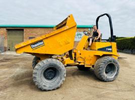 THWAITES 7 TONNE STRAIGHT TIP DUMPER*C/W PERKINS ENGINE*VIDEO*