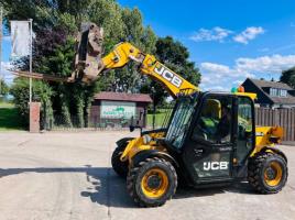 JCB 525-60 HI VIZ 4WD TELEHANDLER *YEAR 2015* C/W PALLET TINES *VIDEO*