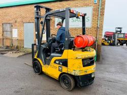 CATERPILLAR GP20NT FORKLIFT*YEAR 2015*C/W PALLET TINES*VIDEO*